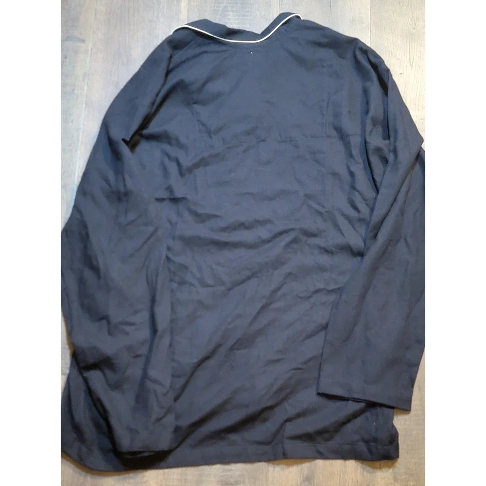 Polo Ralph Lauren Mens XL Pajama Top Sleep Shirt Black Long Sleeve New‎